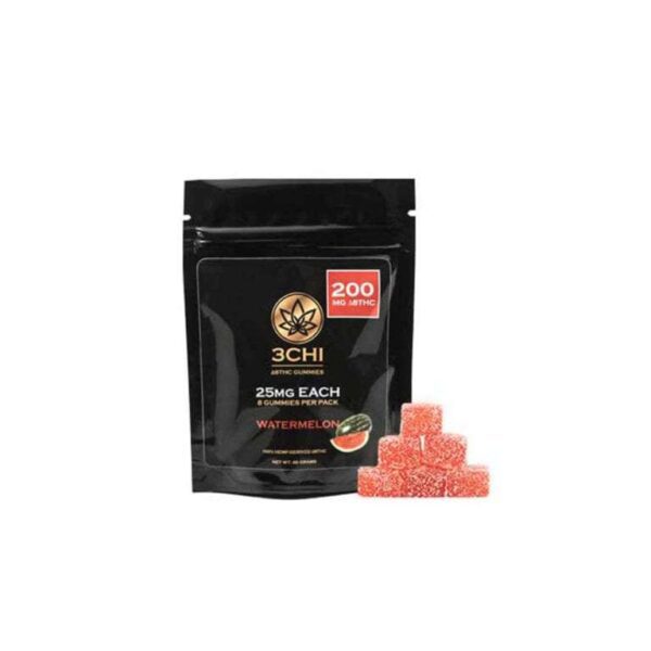 3Chi Delta 8 THC Gummies – Watermelon 25mg EU