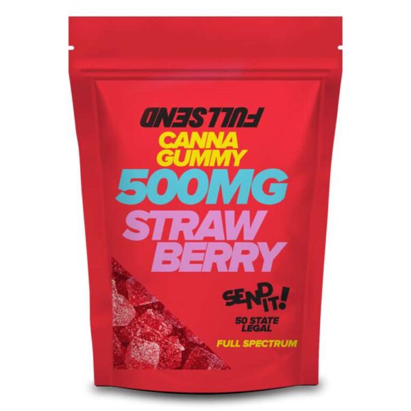 FullSend Delta 8 THC Gummies – Strawberry 500mg